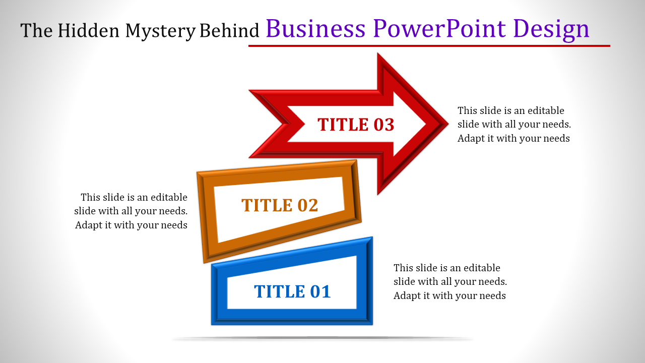 Free - Business PowerPoint Design Mix Shaped Presentation Slides